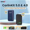 CarlinKit 5.0 e 4.0 Adattatore CarPlay Wireless Android Auto Dongle Smart Car Play Box per iOS e Android Multi-dispositivo supportato