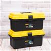 Deli Portable Hardware Tools Storage Box cassetta degli attrezzi di riparazione di grande capacità cassetta degli attrezzi multifunzionale per uso domestico 12.5/15/18 pollici