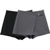 Willshela Pantaloncini mini gonne laterali con cerniera laterale alla moda da donna Pantaloncini da donna chic femminili a vita alta vintage