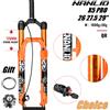 Nanlio X5 Forcella ammortizzata per bicicletta Lega di magnesio Air 26 27.5 29 pollici 32MM HL RL100mm MTB Forcella per bici Blocco Accessori per ciclismo