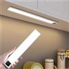 MALITAI Lampada da notte da campeggio con barra a LED ricaricabile USB 5V portatile con scansione manuale, sensore di movimento, camera da letto, armadio in alluminio, scala