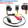 AJXML Nuova videocamera TV mini obiettivo telecamera AV piccola mini formato 12x12mm 700TVL CMOS colore CCTV sorveglianza di sicurezza domestica