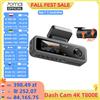 70mai 4K T800E Dash Cam 3-in-1 Anteriore Posteriore Interna f/1.55 Visione Notturna Supercondensatore GPS Controllo Vocale DVR per Auto 70mai T800E