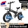 NONE Cmacewheel RX20 MAX Bici Elettrica Pieghevole 2x750W 48V 18Ah CST 20*4.0 Pollici Pneumatici Grassi Pieghevoli E-bike Freni Idraulici 7 Marce