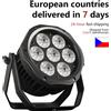 AICPOSE LED 7x12W RGBW /7x18W 6 in 1 Par Light Effetto DMX Palcoscenico professionale DJ Natale Luce a colori pubblica Outdoor Waterpro