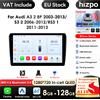 HIZPO 64G 4G-LTE Carplay AutoRadio 2 Din Android 14 Car Stereo con schermo GPS per Audi RS3 Sportback A3 8P S3 2003-2012 Multimedia BT