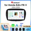 Junsun Autoradio Junsun Wireless CarPlay Android Auto per Honda FR-V (BE) 2004-2009 con ventola di raffreddamento integrata, navigatore GPS Android, lettore multimediale, WiFi, DSP, RDS, BT, SWC, schermo