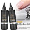 BORN PRETTY BORN PRETT 250g Trasparente Base in Gomma Bianco Latteo Gel Smalto per Unghie Gelatina Nuda Rosa Trasparente Soak Off UV Costruzione Gel Manicure