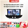 OSSURET Lettore autoradio Android per Opel Grandland X 2016 - 2020 Crossland X Carplay Auto Car Multimedia 360cam di Snapdragon 6115 GPS