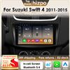 Hizpo 8Core 2Din AI Android 14 Autoradio Per Suzuki Swift 4 2011 - 2015 Auto Multimedia GPS 4G Carplay di Qualcomm Snapdragon6115