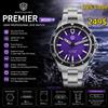 Watchdives Premier WD0019 Orologio automatico 39mm ST2130 Zaffiro 200M Impermeabile con lunetta in ceramica Orologio meccanico di lusso da uomo
