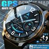GUHUAVMI Nuovo Smartwatch GPS con Mappe Offline, Memoria, Stili Menu 3D, Lettore MP3 e MP4 TWS, Display AMOLED da 1,43'', Bussola, Braccialetto Sportivo Impermeabile per Nuoto