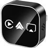 NUOYING Adattatore Bluetooth 4-in-1 da cablato a wireless per CarPlay, Android Auto, AirPlay e Mirror Link, stabile, per Audi, Benz, Toyota, VW, Nissan, Volvo