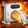Adler Ventilatore termico da 2000 W, riscaldamento rapido ed efficiente con telecomando, sistema di protezione sicuro, 2 in 1 per tutte le stagioni