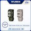 WUBEN E7 Torcia Mini Ricaricabile da 1800 Lumen con Magnete - Torcia EDC Super Luminosa a 6 Modalità Verde Militare, Ricaricabile Tramite USB-C