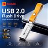 KODAK K122 USB 2.0 Flash Drive 128GB 64GB 32GB Mini Pendrive in metallo impermeabile per PC portatile
