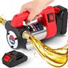 NONE Pompa di Trasferimento Carburante Diesel Senza Fili 21V, Pompa Elettrica al Litio 1500mAh per Carburante, Piccolo Strumento di Rifornimento Autoadescante