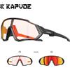kapvoe Occhiali da Ciclismo Fotocromatici KAPVOE UV400, Occhiali da Sole Sportivi per Bici, Uomo Donna, per Ciclismo e Corsa all'Aperto, con Montatura per Miopia
