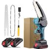 Motosega Elettrica Senza Fili da 3000W, 8 Pollici, Sega per Potatura Portatile, Utensile Elettrico per Giardinaggio e Lavorazione del Legno, Compatibile con Batteria 18V, Tagliatore per Potatura