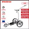 WILDSTRIDE Carrello da Golf Wildstride con Batteria 14.4V 20Ah, Velocità 8KM/H, Carico 34KG, Telecomando, Freno Elettrico, Controllo di Crociera, Anti-Ribaltamento, Buggy X2R