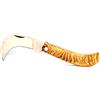 ARMERIAONLINE SINCE 1999 Roncola da innesto Coltello a roncola a Gancio Mezzaluna coltelli per innesti Manico in Legno Falcetto Pieghevole per rovi Rami