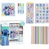 CERDÁ LIFE'S LITTLE MOMENTS Grande set di cancelleria e colorazione per bambini | Kit creativo completo per bambini con diversi accessori per disegnare e scrivere in una pratica valigetta da trasporto