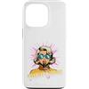 Compleanno Colori Pop e Lecca Lecca Dive Custodia per iPhone 13 Pro Ventinove Ragazza Bionda Stile Fumetto Vintage