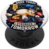 FELINE PET CAT STREETWEAR Divertente gatto motivazione palestra dolore oggi più forte domani PopSockets PopGrip Adesivo