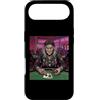 Halloween Glam Retro Vintage Comics Pop Custodia per iPhone Air Blackjack Strega Giocatore di Carte Gioco d'azzardo Spooky Casino