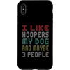 Funny dog trainer obedience dog training Custodia per iPhone XS Max Mi piace Hoopers il mio cane e forse 3 persone agilità