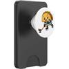 Taco Hockey Sports Food Cartoon Divertente design a forma di giocatore di hockey su ghiaccio Taco PopSockets PopWallet per MagSafe