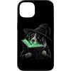 Halloween Witch Border Collie Dog Owner Custodia per iPhone 13 Border Collie Halloween amante dei cani Spooky Witch Border Collie