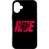 Teschio Moto Biker Studio Custodia per iPhone 16 Plus Teschio Moto Biker Scheletro Motociclista Grafica