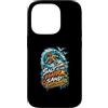 Umorismo Surf Spiaggia Oceano Onde Custodia per iPhone 14 Pro Sale Nei Capelli Sabbia Ovunque Surf Spiaggia
