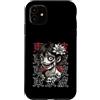 TOKYO WAVES Horror Anime Manga Designs Custodia per iPhone 11 Giapponese Goth Hannya Oni Maschera Ragazza Giappone Horror Anime Manga