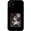 TOKYO WAVES Horror Anime Manga Designs Custodia per iPhone 11 Horror Anime Goth Girl Oni Maschera Raccapricciante giapponese Horror Manga