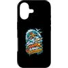 Umorismo Surf Spiaggia Oceano Onde Custodia per iPhone 17 Sale Nei Capelli Sabbia Ovunque Surf Spiaggia