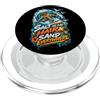 Umorismo Surf Spiaggia Oceano Onde Sale Nei Capelli Sabbia Ovunque Surf Spiaggia PopSockets PopGrip per MagSafe
