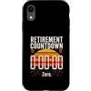 Final Work Day Retirement Custodia per iPhone XR Conto alla rovescia per il pensionamento Zero