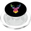 Tie Dyed Wildlife Tie Dye Buck Deer PopSockets PopGrip per MagSafe