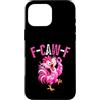 F-Caw-F Pink Ribbon Rooster Cancer Aware Custodia per iPhone 16 Pro Max F-Caw-F Cancer Funny Pink Rooster Breast Cancer Awareness