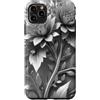 Floral Silver Flower Gifts Custodia per iPhone 11 Pro Max Ramo Fiore Argento Ramo Rilievo Elegante Botanico