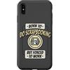 Memory Makers Custodia per iPhone XS Max Born to Do Scrapbooking but Forced to Work, Funny Scrapbook