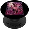 Halloween Glam Retro Vintage Comics Pop Belga Malinois Cane Zombie Non Morti Fantasma Spettrale Spaventoso Horror PopSockets PopGrip Adesivo