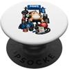 FELINE PET CAT STREETWEAR MOTIVAZIONE PAWS FORWARD FUNNY FELINE CAT PopSockets PopGrip Adesivo