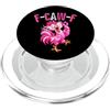 F-Caw-F Pink Ribbon Rooster Cancer Aware F-Caw-F Cancer Funny Pink Rooster Breast Cancer Awareness PopSockets PopGrip per MagSafe