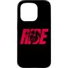 Teschio Moto Biker Studio Custodia per iPhone 15 Pro Teschio Moto Biker Scheletro Motociclista Grafica