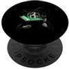 Halloween Witch Aussie Dog Owner Gifts Australian Shepherd Halloween Dog Lover Spooky Witch Spaventoso PopSockets PopGrip Adesivo