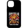 Labrador Farm Herding Dog Custodia per iPhone 14 Farm Dog Lab Runs The Farm Labrador divertente