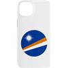 Marshall Islands Everyday Tees & Gifts Custodia per iPhone 14 Plus Cerchio bandiera Isole Marshall